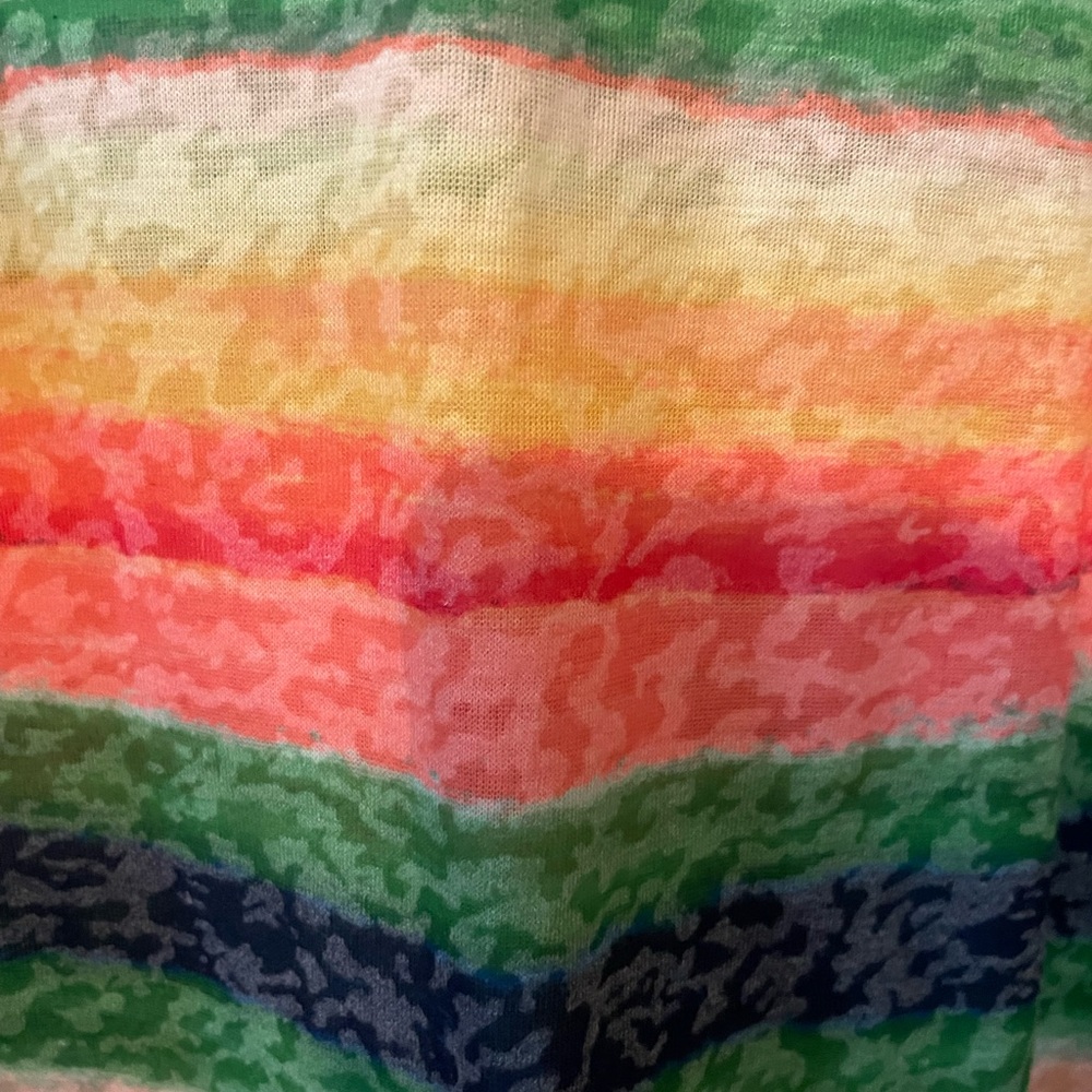 Ruby Rd. Multicolor Striped Tunic with Studded Neckline - Picture 3 of 7